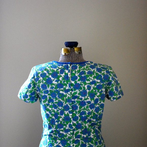 Blue & Purple floral dress (Liberty of London) - Picture 7 of 8